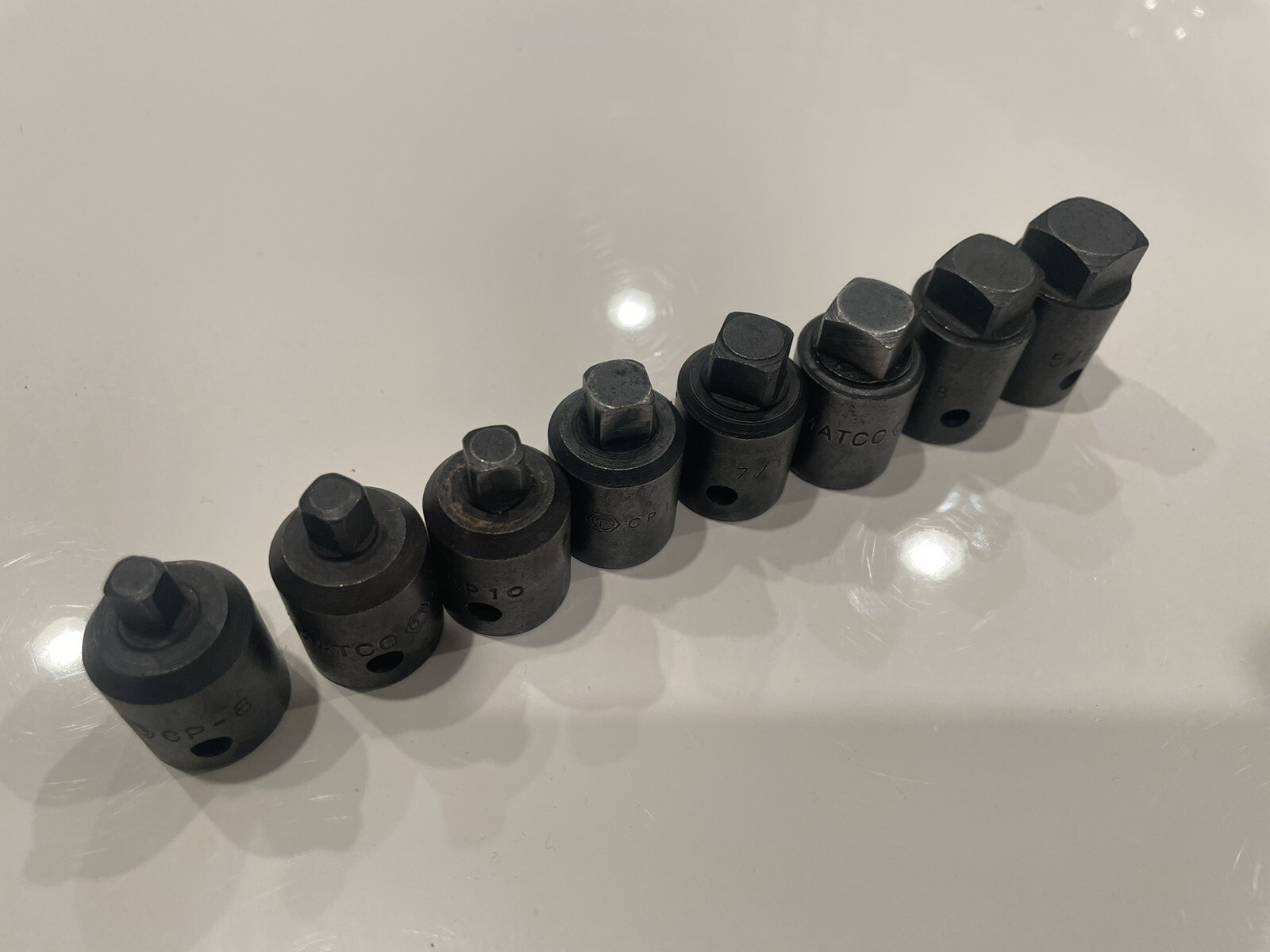 Matco ADV Impact Drive Adapter 1/2 Set Of 8, Most Popular Sizes