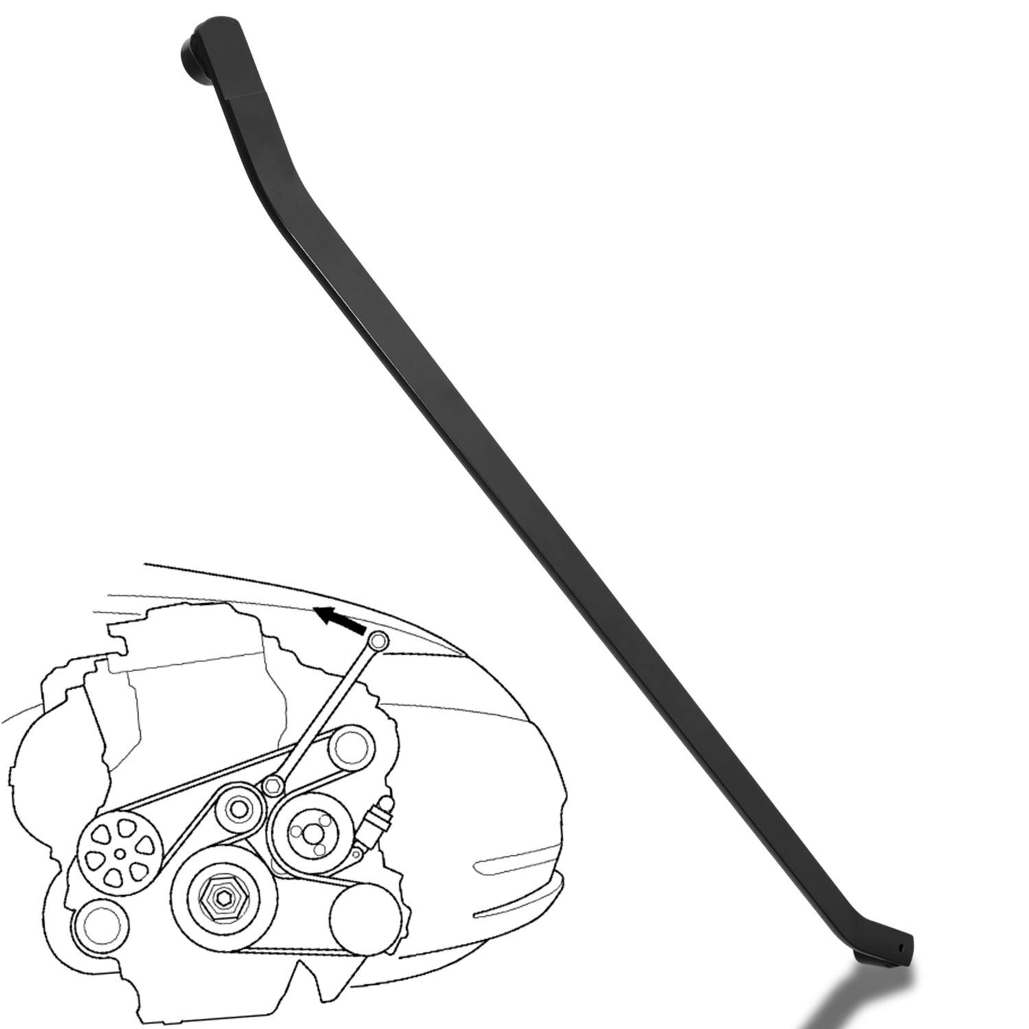 Serpentine Belt Wrench Removal Installer Tool For Honda CRV Accord Civic Mazda