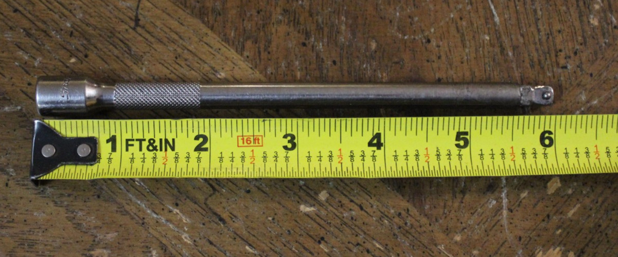 Snap-on Tools 1/4″ Drive 6″ long Wobble Plus Extension TMXWP6