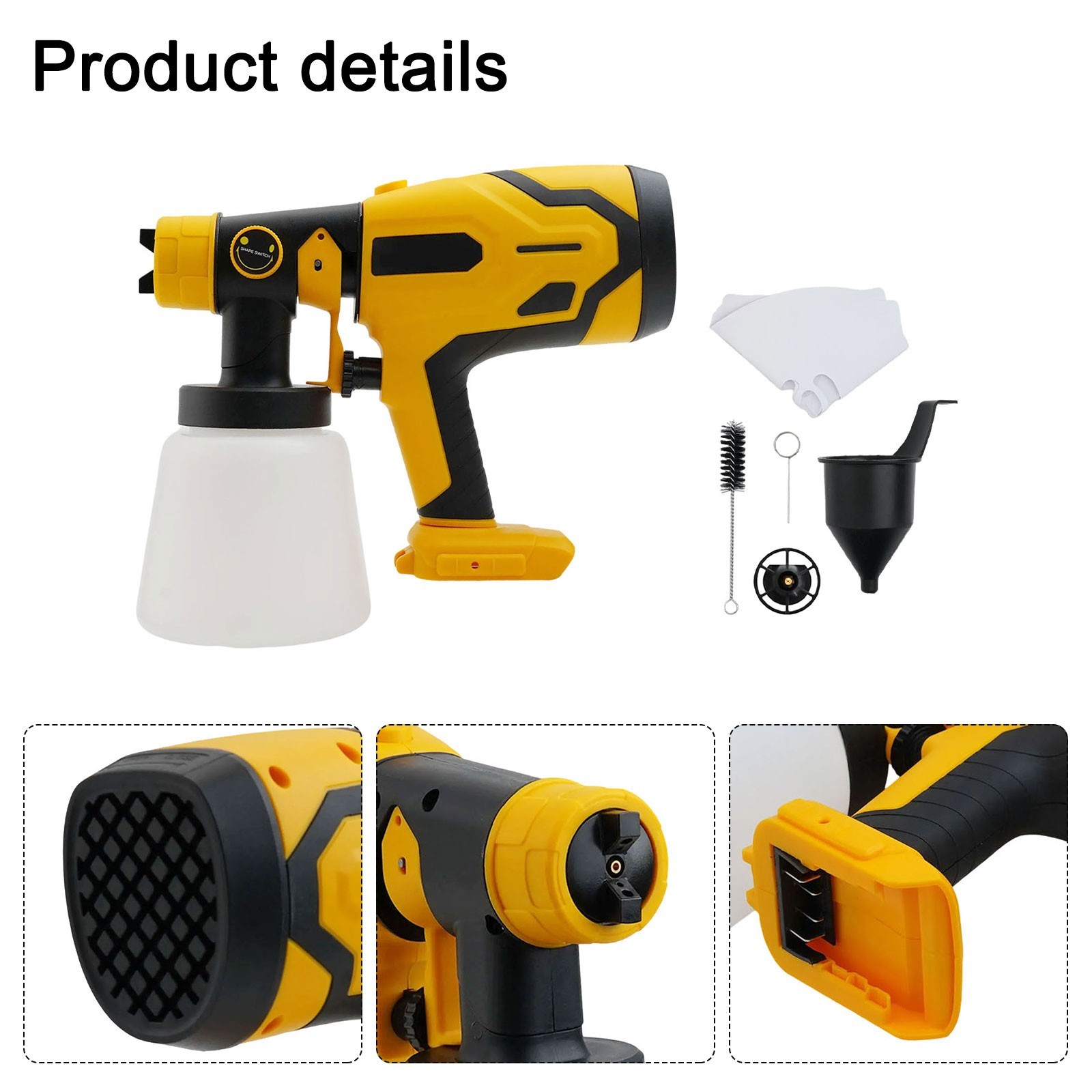 Able to Handle Various Projects Cordless Electric Paint Sprayer Available