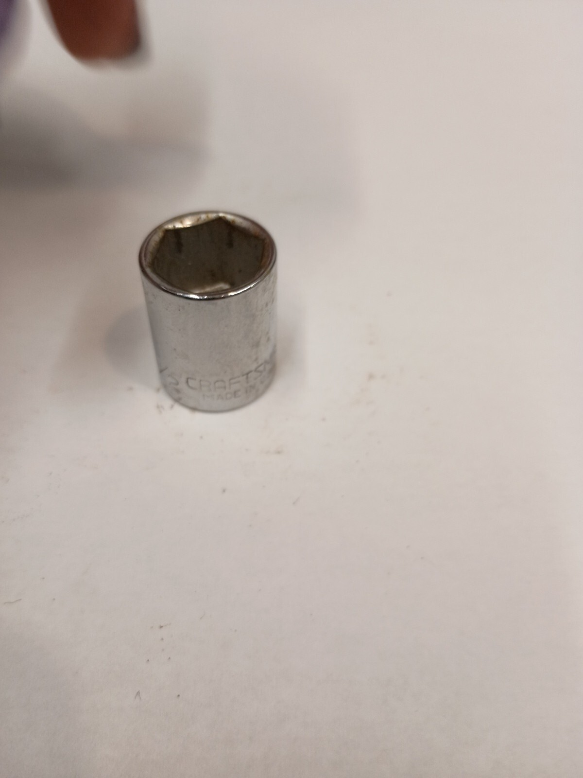 Craftsman 1/2″ 6 Point Shallow Chrome Socket 1/4″ Drive 43499 USA