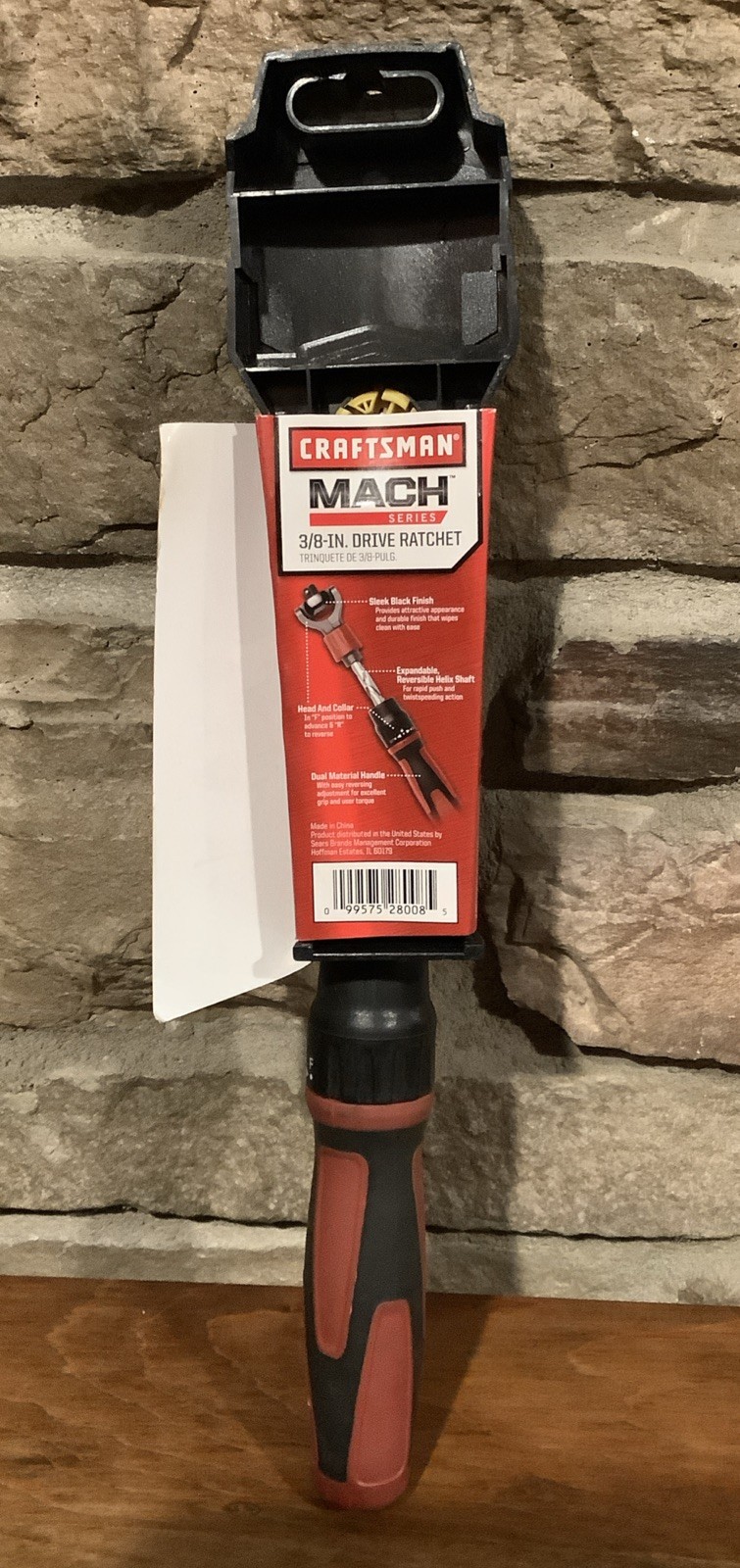 Craftsman 44578 MACH Series 3/8 Drive Ratchet Helix Shaft Push Twistspeed Action