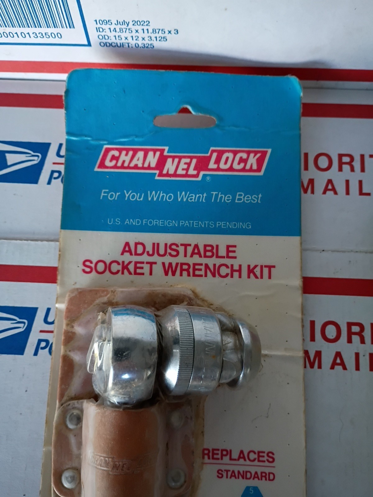 Channel Lock Adjustable Socket Wrench Kit 8″.