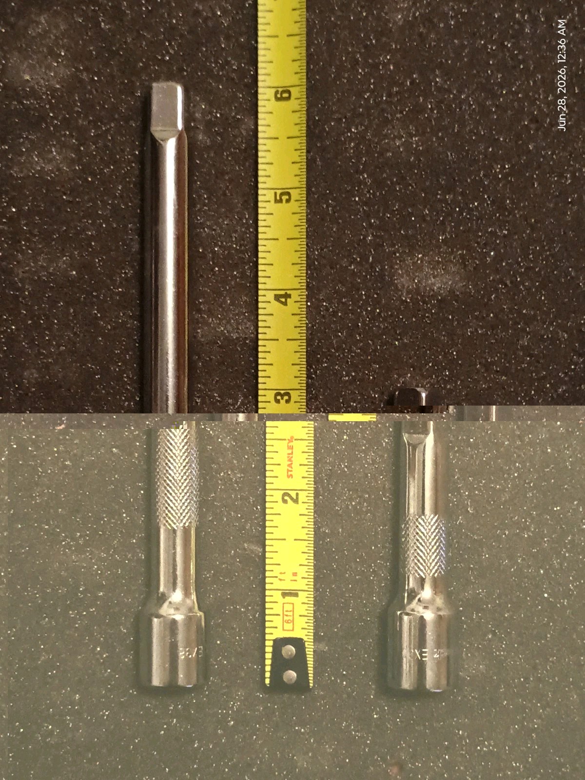 GREAT NECK 4 Piece Extension Set (1) 1/4″ (2) 3/8″ and (1) 1/2″ Inch Extension