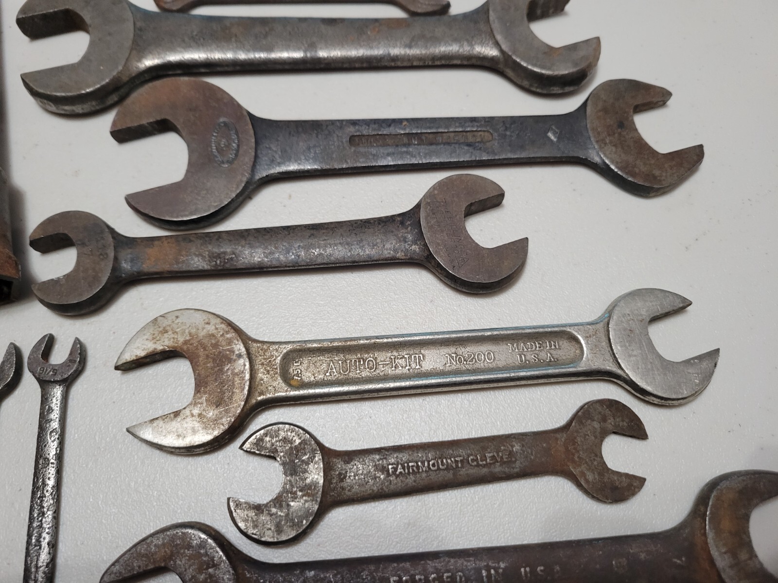 Vintage 34x Wrench Lot Billings Williams Hazet Auto-Kit Easco Lectrolite Buffalo