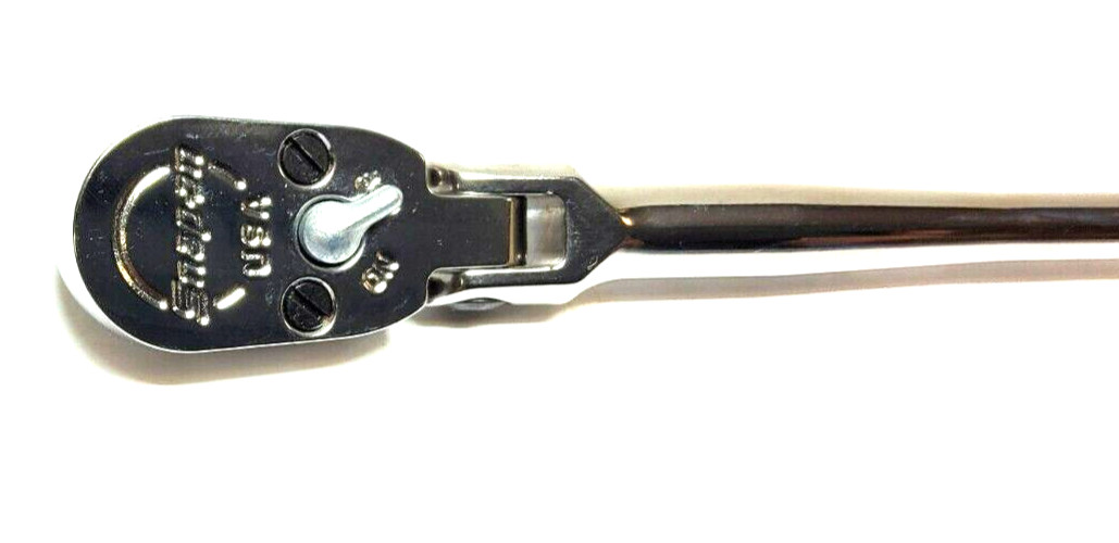 New Snap-on™ 1/4″ drive 13″ Extra Long Flex Head Hard Handle Ratchet THLLFD72MB