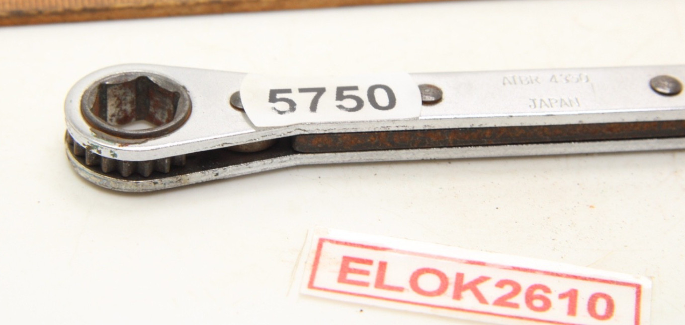 Continental Air Tool 7/16″x1/2” 6Pt. SAE Ratcheting Box Wrench ATBR4350 Modified