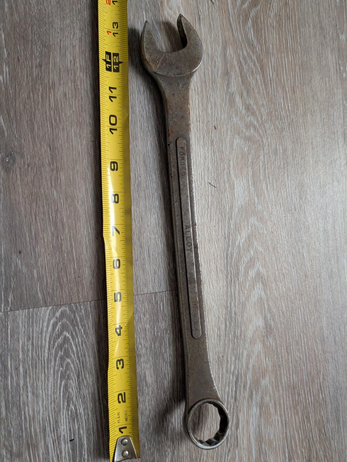 S-K 1′ ONE INCH COMBINATION OPEN END 12 POINT BOX END WRENCH S K SK TOOLS