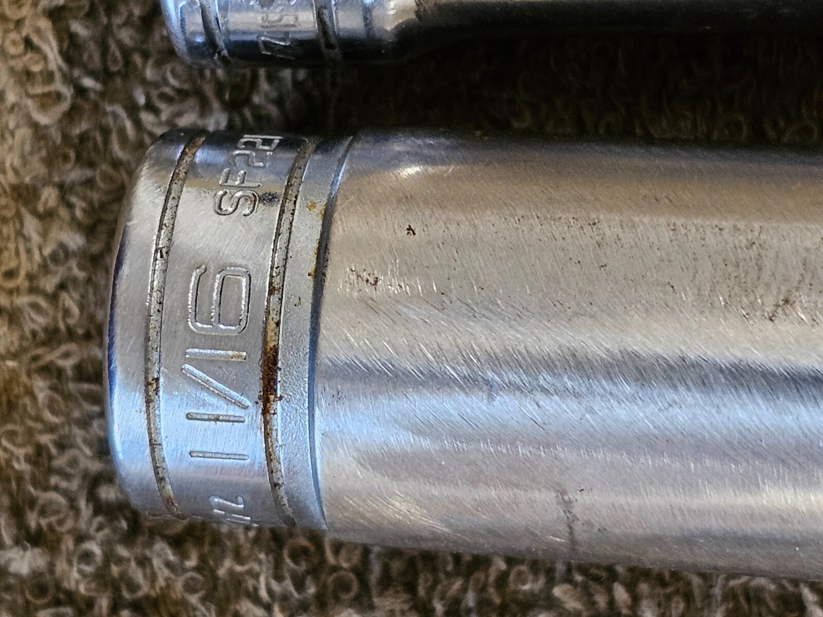 2 Snap On Socket Set 3/8″ Drive 12 Point SAE Deep 11/16″ 3/8″ SF221 SF121 SF