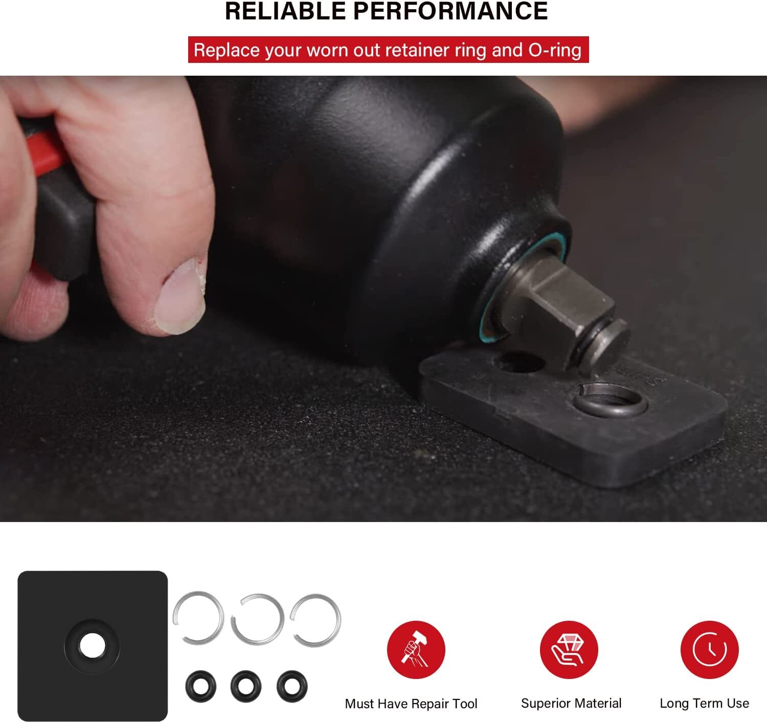 3/8″ Impact Wrench Retaining O C Ring Installation Tool for Milwaukee Brushless