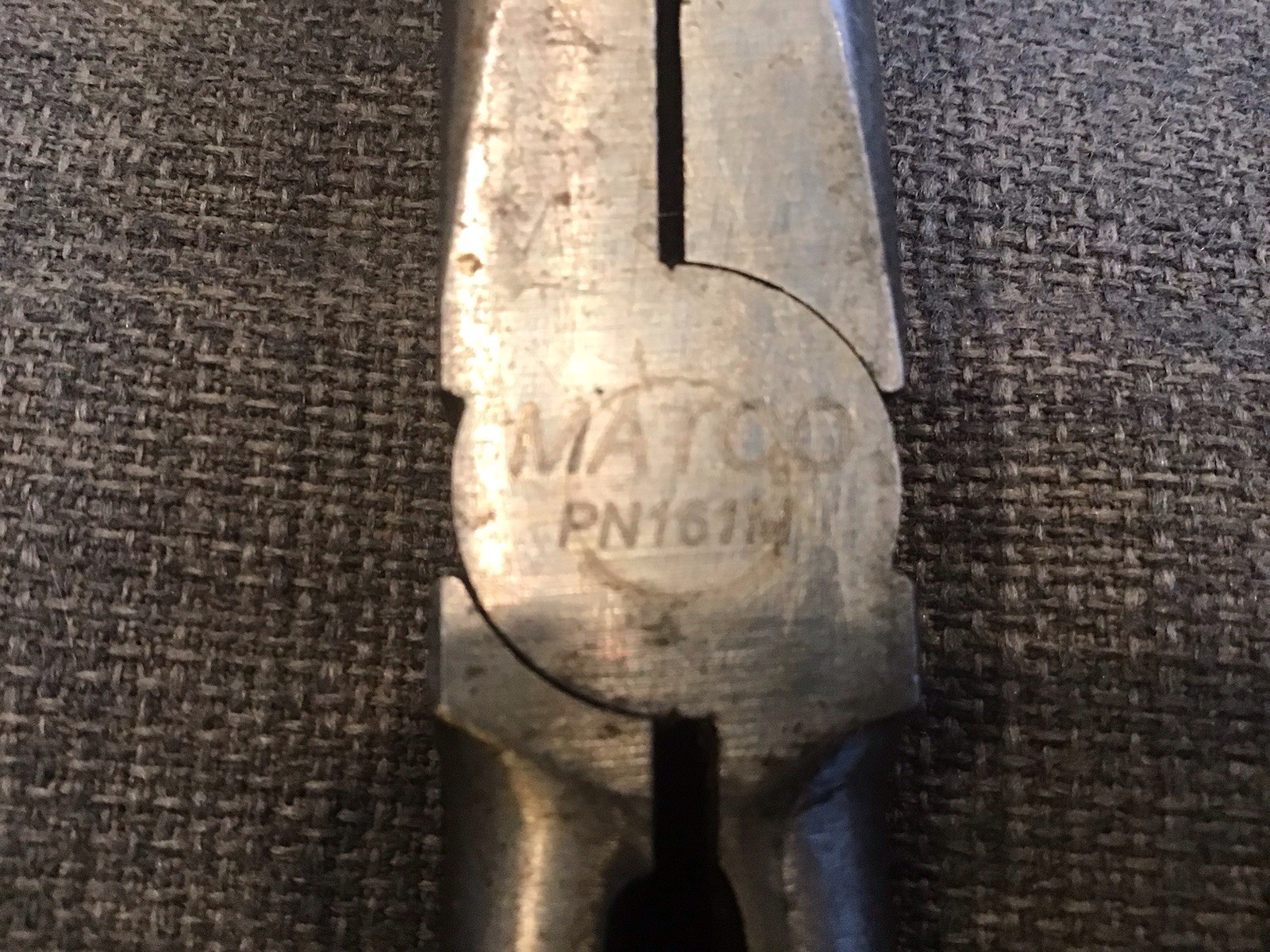 MATCO MODEL PN161M 15” DEGREE NEEDLE NOSE PLIERS. See Pictures for Condition