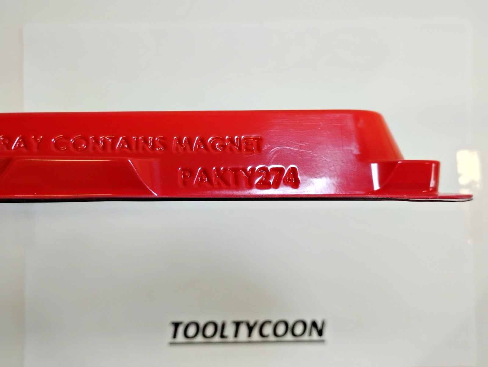 Snap-On Tools NEW MAGNETIC Tray RED For KIT # 209EFTXBY Tray Only PAKTY274