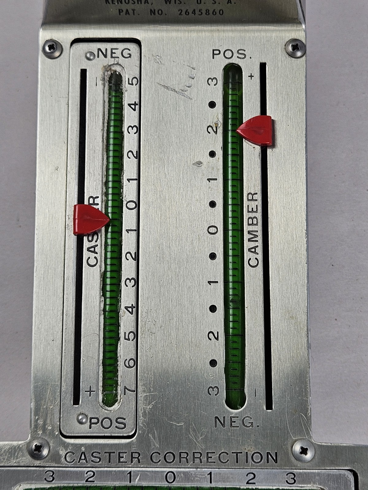Snap-On Magnetic Caster Camber Alignment Gauges WA40 w/ Various Hub Adapters