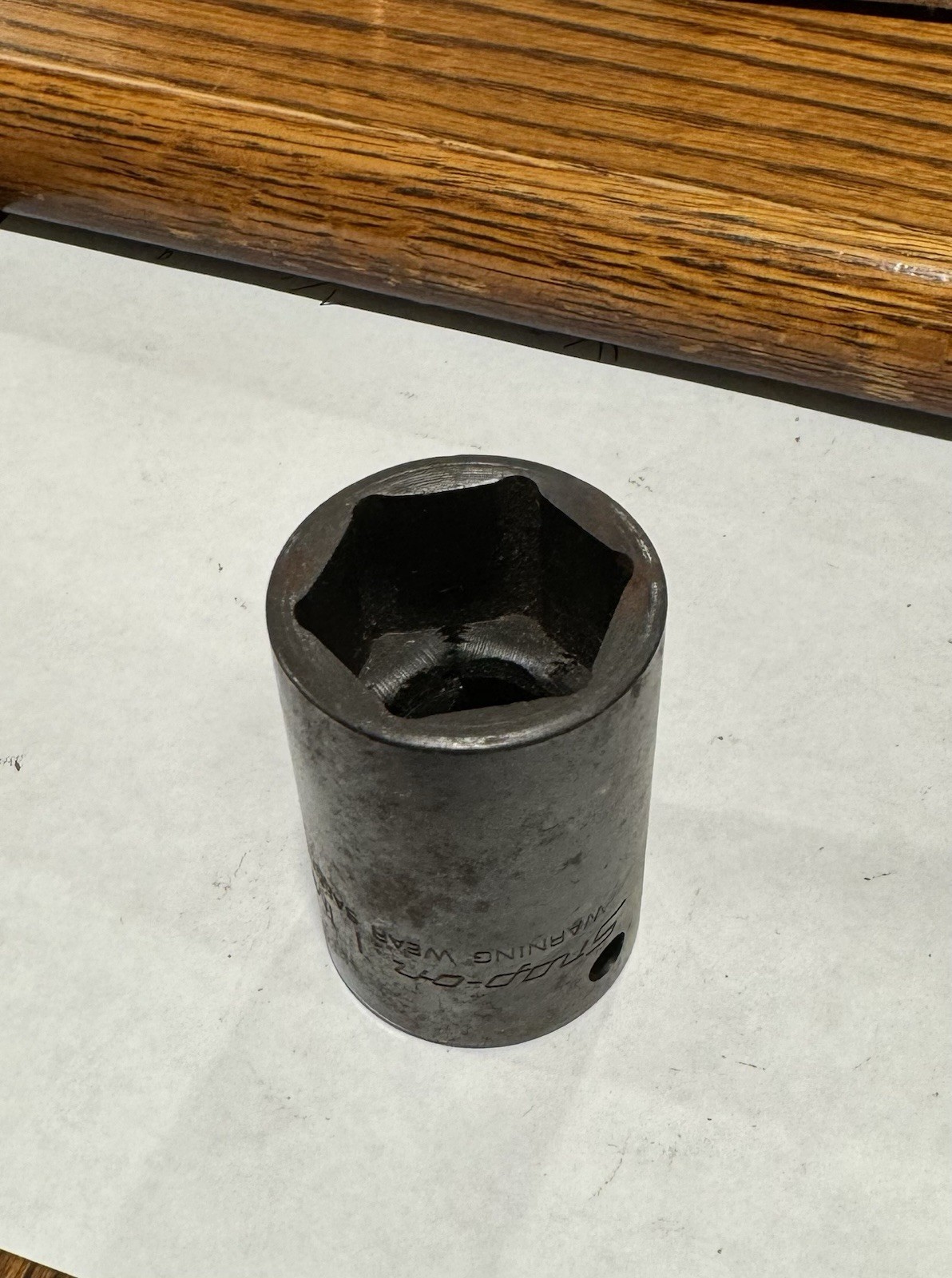 Snap On tools IMFS320, 1″, 1/2″ Drive, 6 Point, Thin Wall Impact Socket