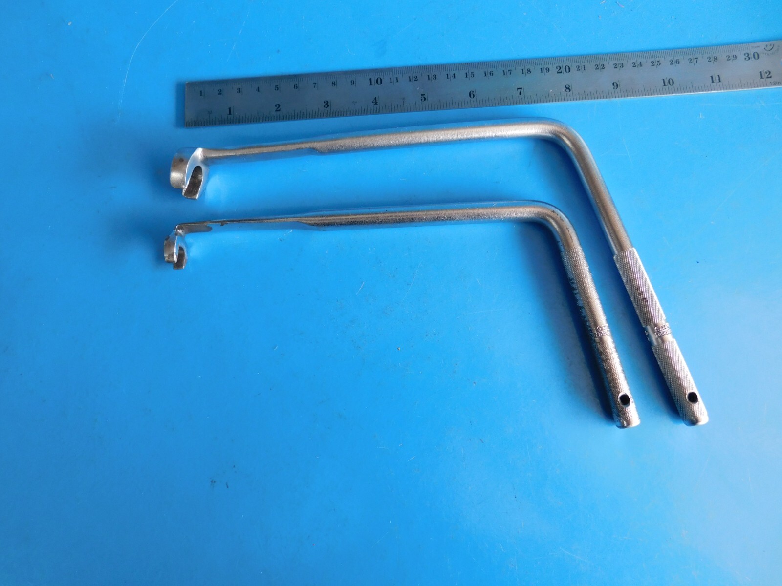 USED, SNAP ON PUSH ROD / LOCKNUT ADJUSTING WRENCHS,PART#M3518 & M3517B LOT OF 2