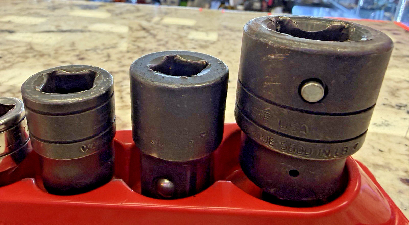 6 Pc Snap On Tools Adapters 1/4,3/8,1/2,3/4” Dr Set TA3,GFATIE, A2A,GLAFIF,GLA12