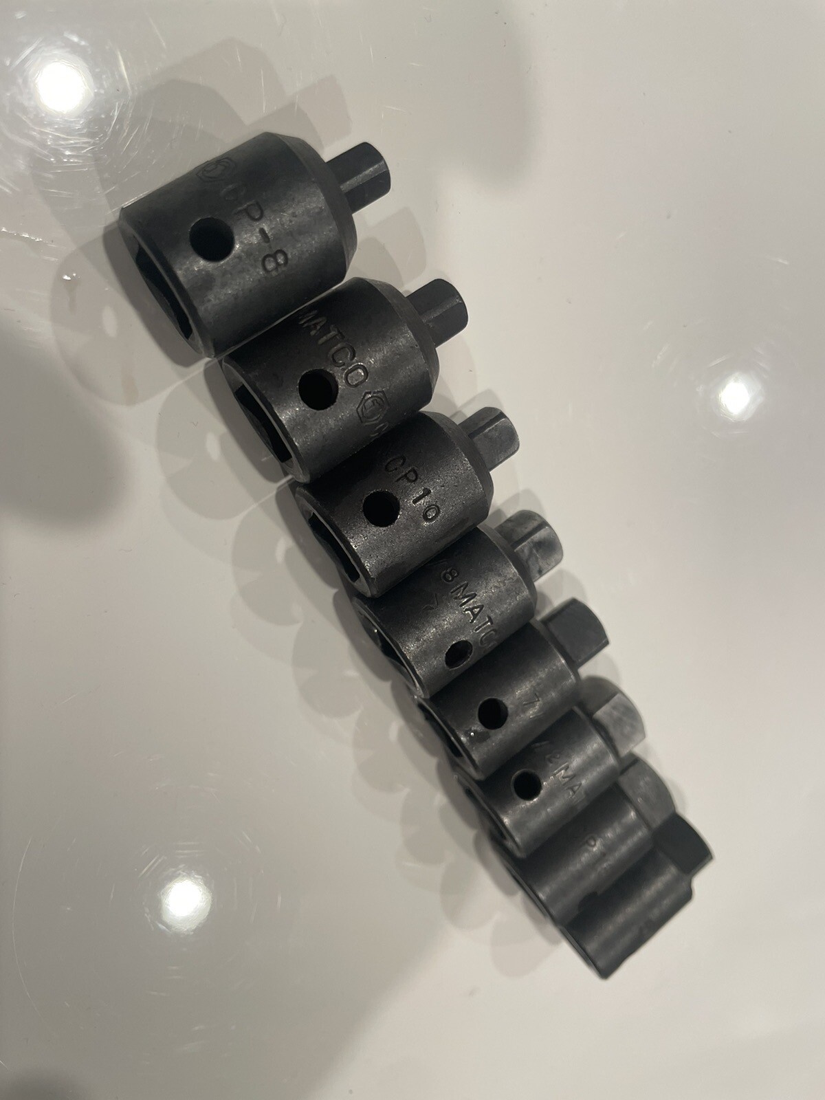 Matco ADV Impact Drive Adapter 1/2 Set Of 8, Most Popular Sizes