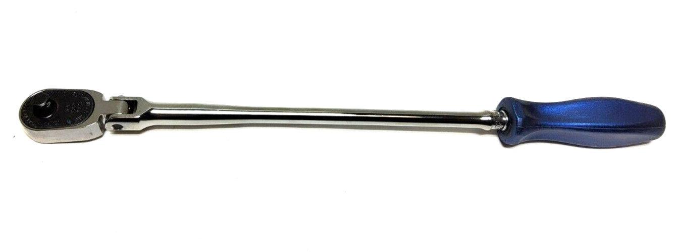 New Snap-on™ 1/4″ drive 13″ Extra Long Flex Head Hard Handle Ratchet THLLFD72MB