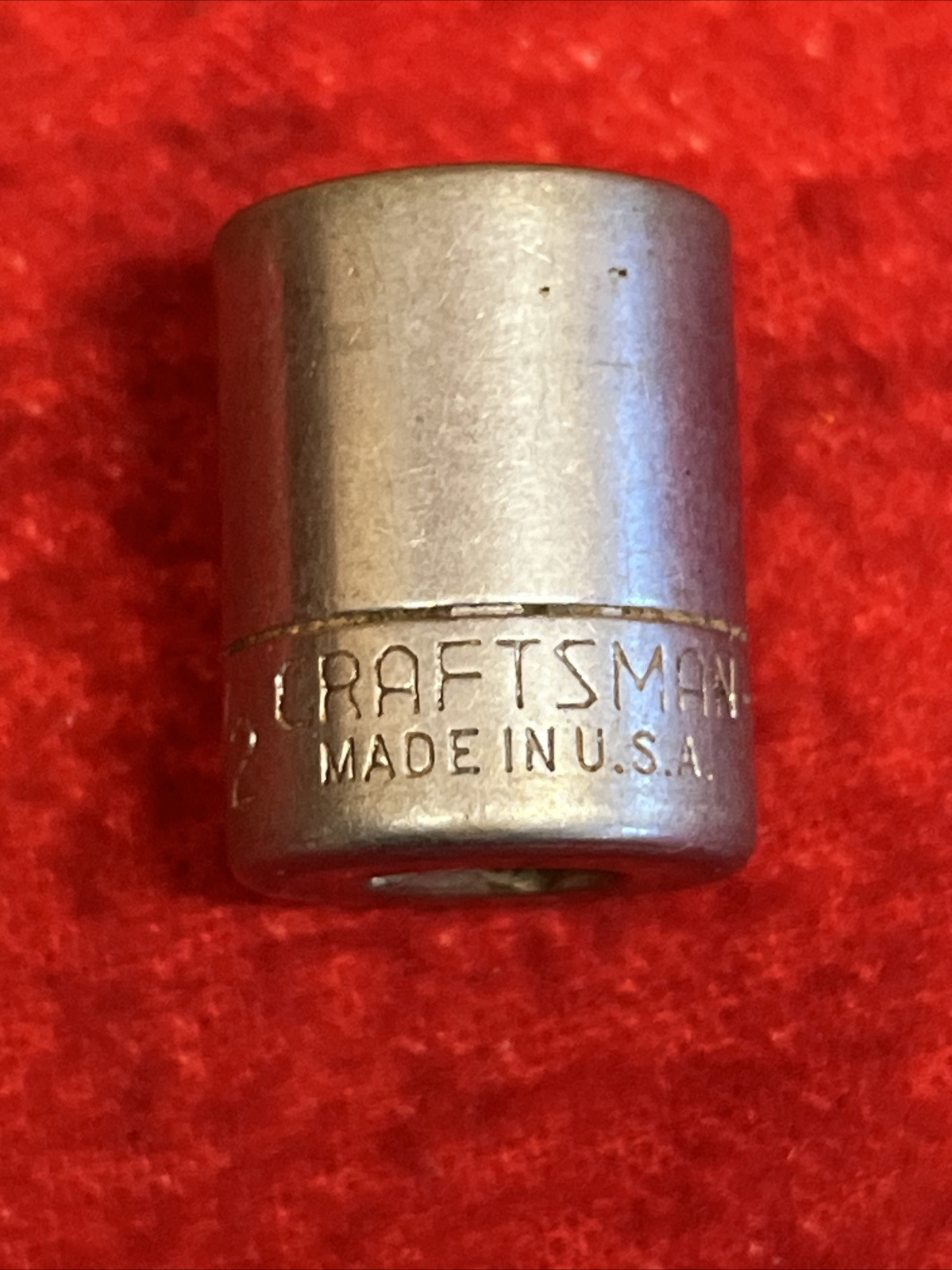 VINTAGE CRAFTSMAN -VV- 43499 SOCKET, 1/2″, 1/4” DRIVE, 6 PT – USA (tb1.3)