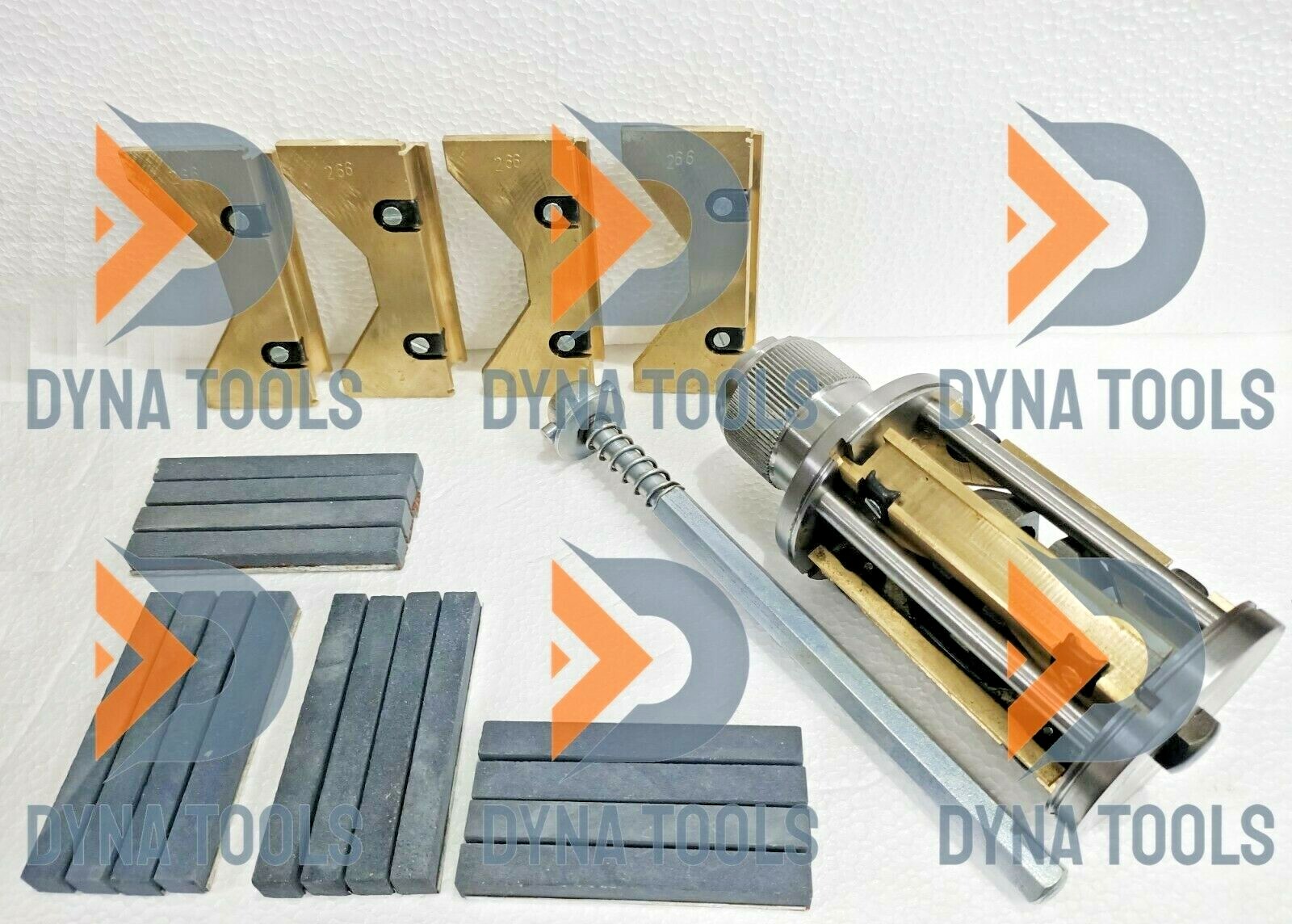 New Cylinder Engine Hone Kit 3-1/2″ To 6-1/2″ Honing Machine + 4 Set Of Stones