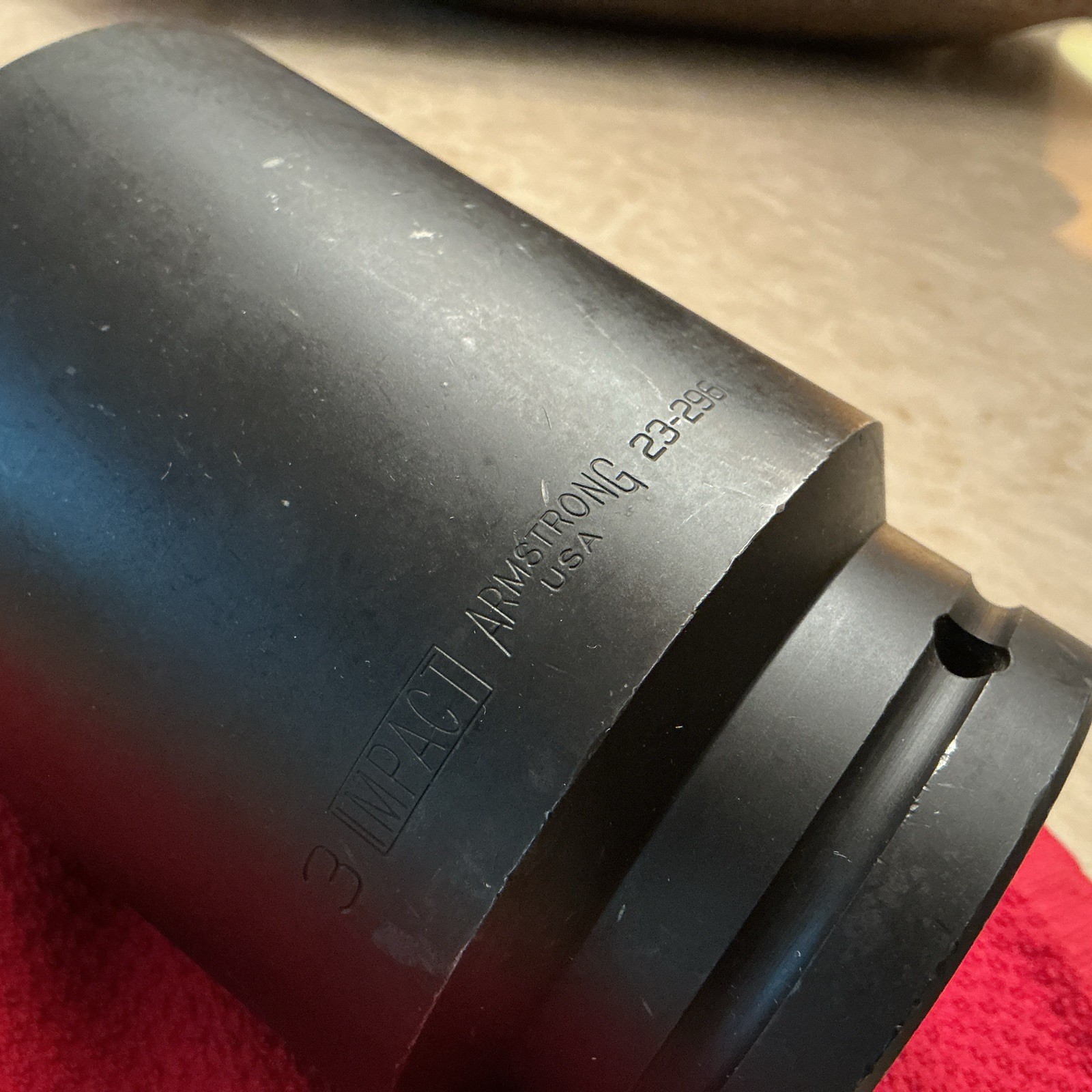 Armstrong USA 3” Impact Socket 1 1/2” Drive 23-296 Never Used NOS