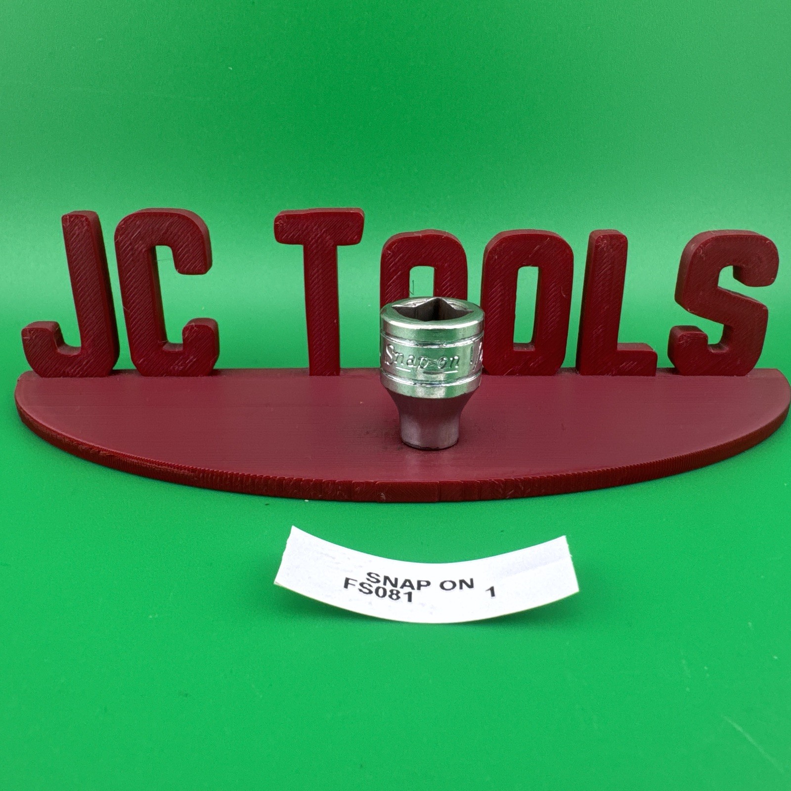 Snap On FS081 3/8″ Drive 6-Point SAE 1/4″ Shallow Chrome Socket 1