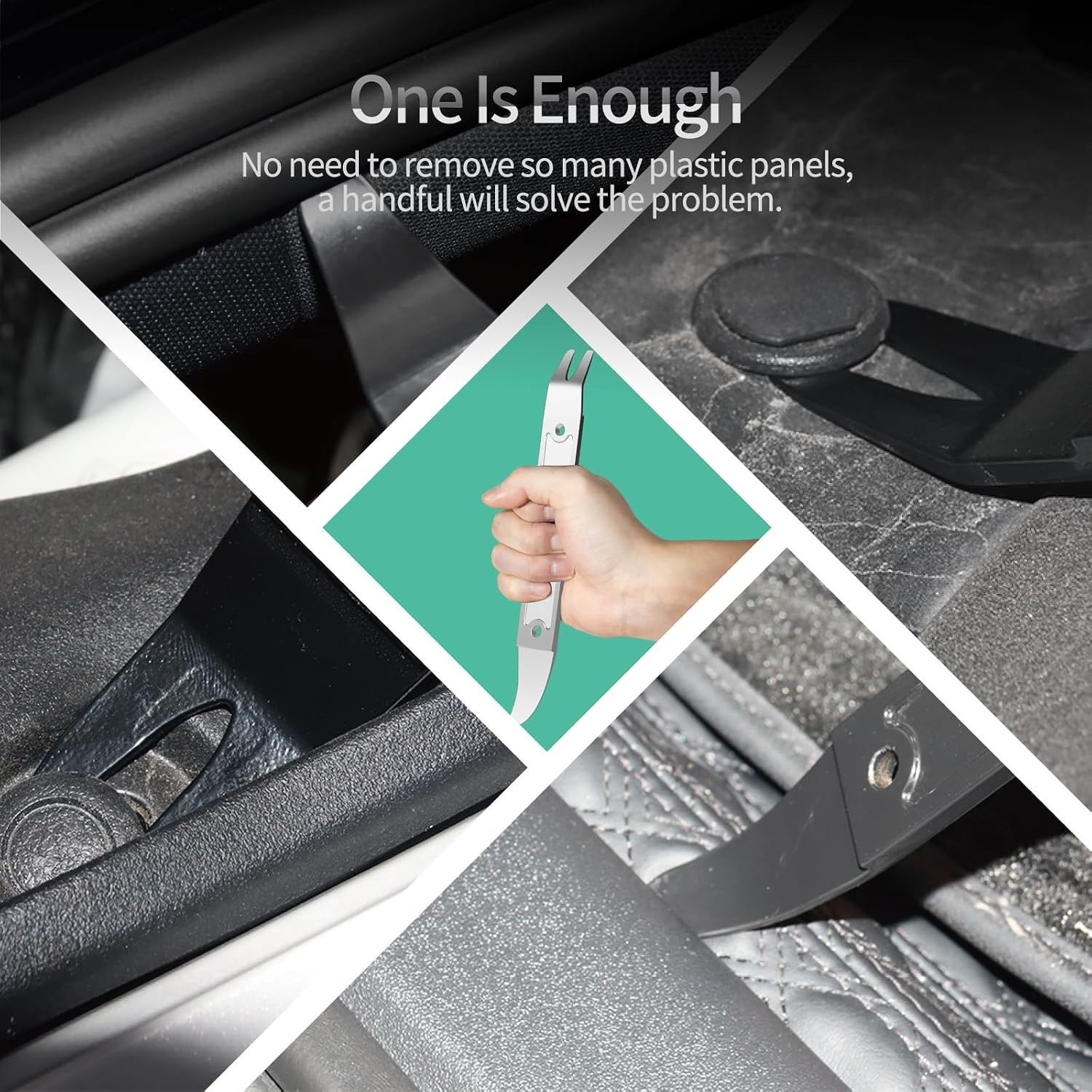 Durable 2PCS Pry Bar Set – Essential Tools for Car Interior and Trim Removal