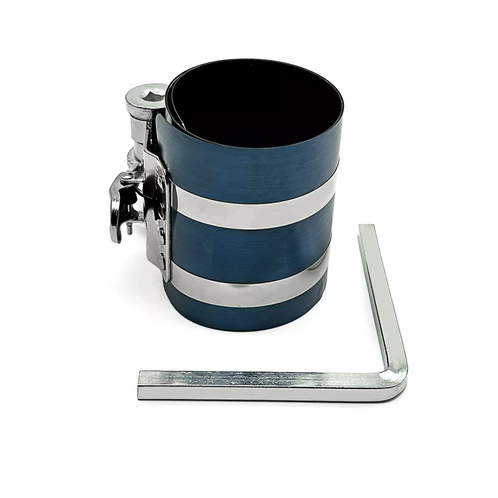 Quick Release Engine Piston Ring Compressor Tool Ratchet Type Clamp 53 – 175mm