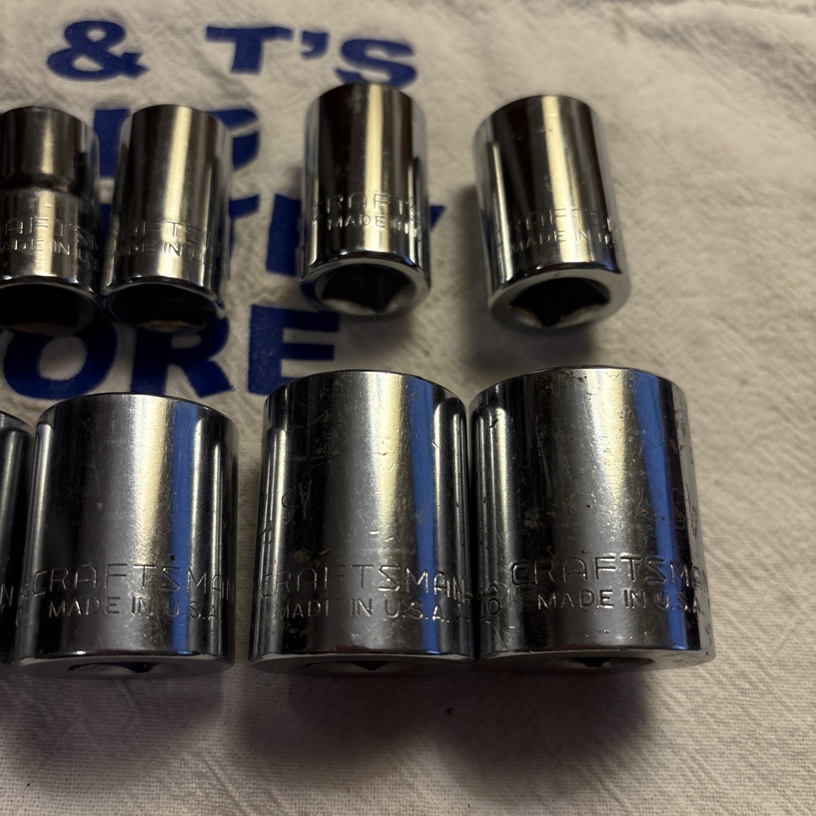 Craftsman USA 1/2″ Drive 12pt 11pc SAE Shallow Socket Set G Series 7/16 – 1-1/16