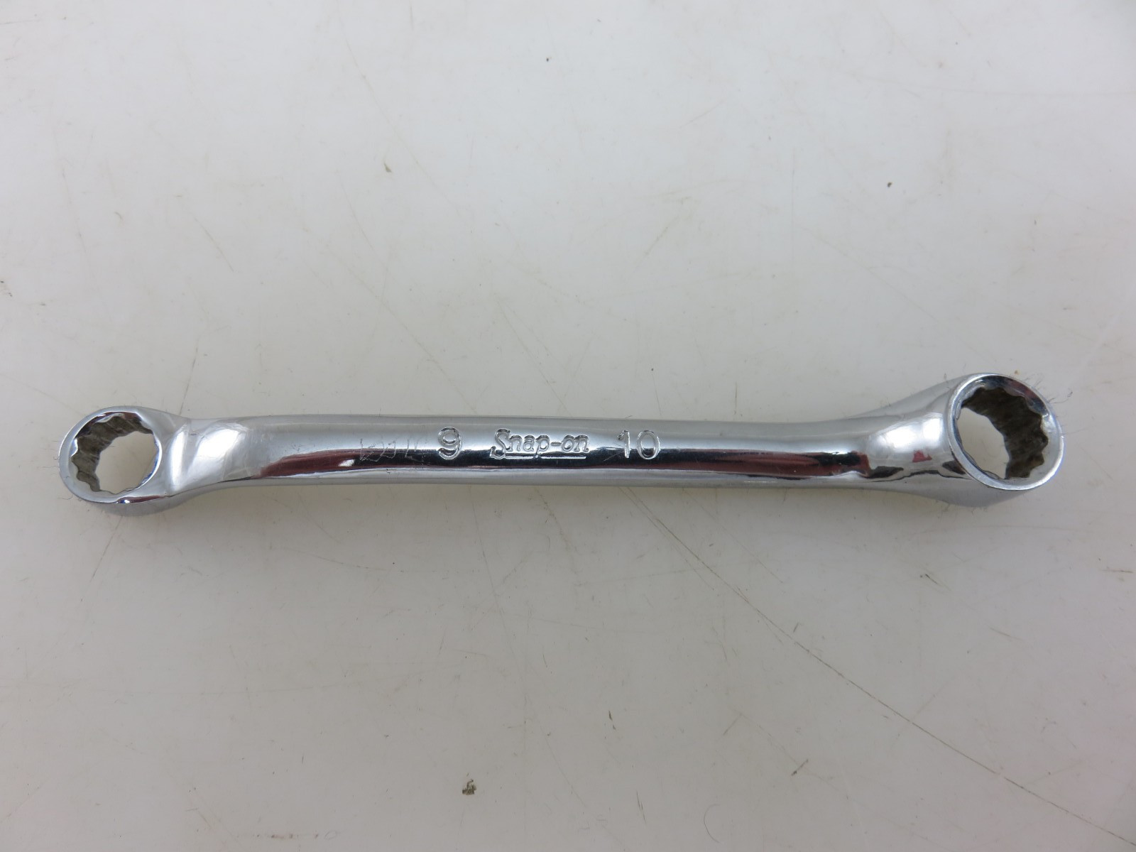 Snap-On XSM910 SHORT METRIC 10° Offset Box End Wrench 9mm x 10mm