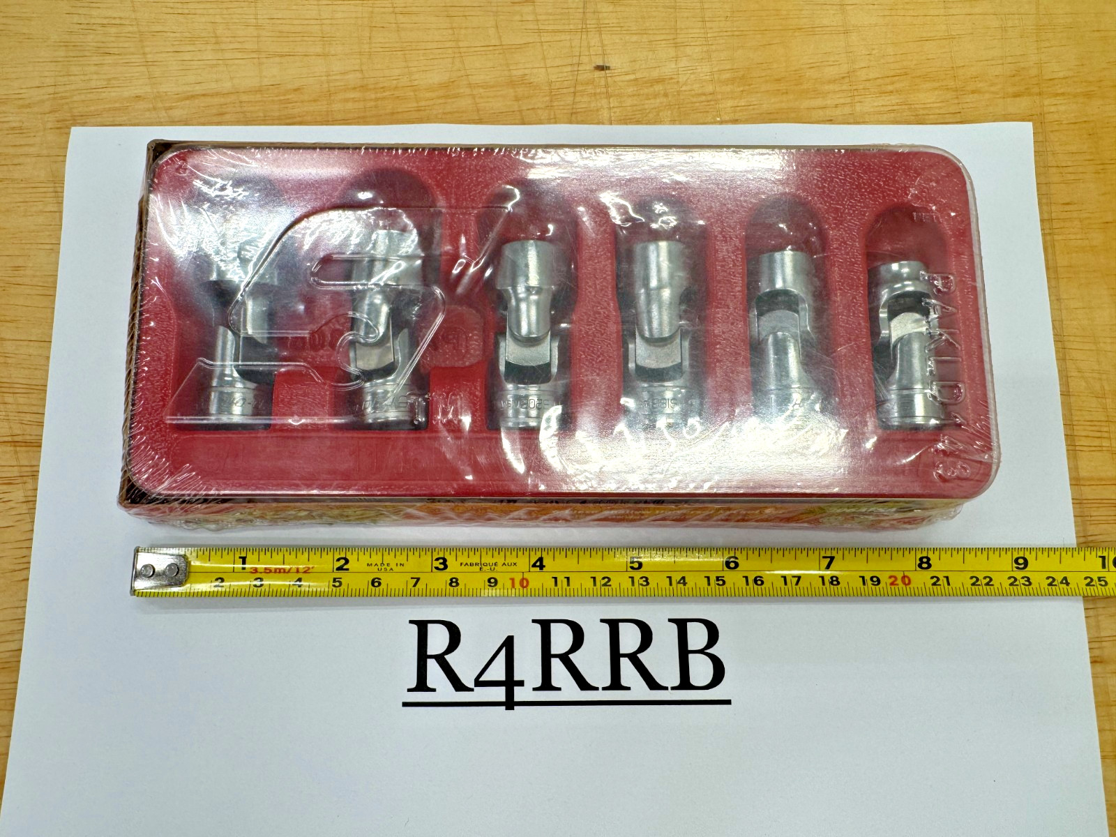 Snap-on Tools USA NEW 6 Piece 3/8″ Drive SAE 6 Point SWIVEL Socket Set 206AFSA