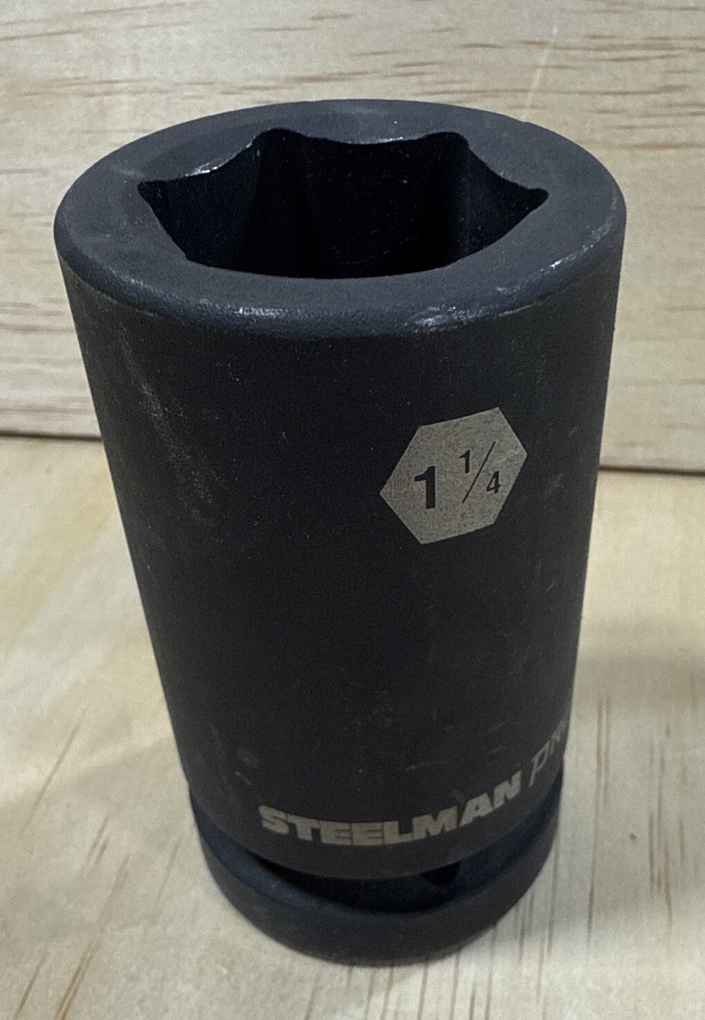 Steelman Pro 1” Drive 1-1/4” Thin-Wall Deep Impact Socket 6pt SAE 79341 NEW