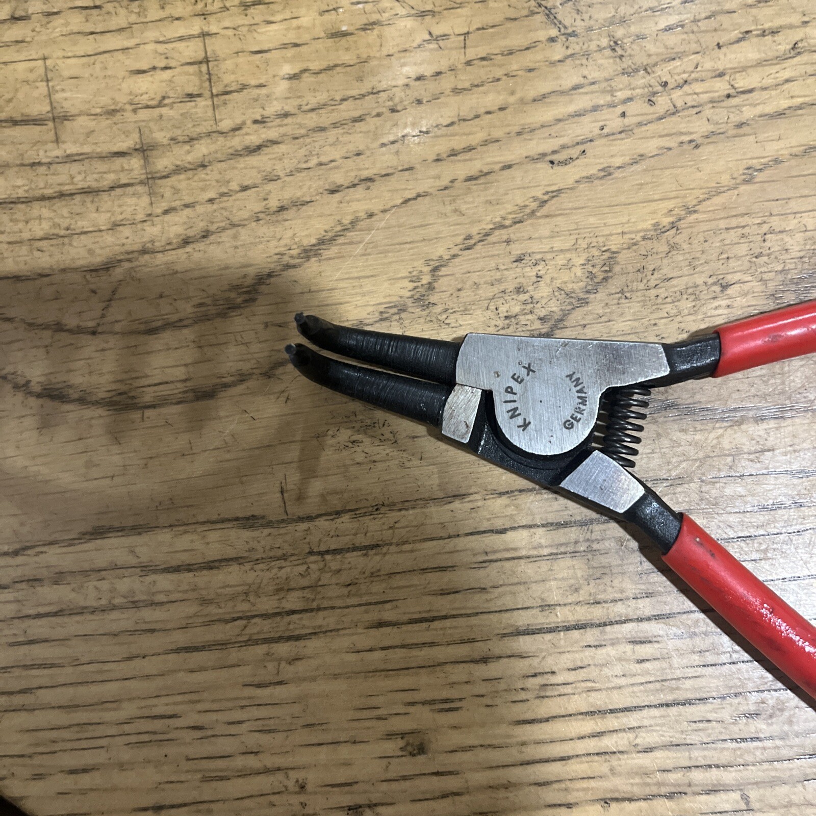 USED, KNIPEX 19-60MM SNAP RING PLIERS. #46 21 A21 , W-GERMANY