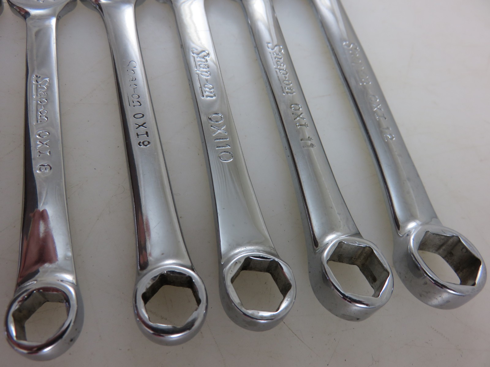 Snap-On OXI709SBK Ignition Combination Wrench 8pc Set + Pouch 5/32″-3/8″ NO 1/8″