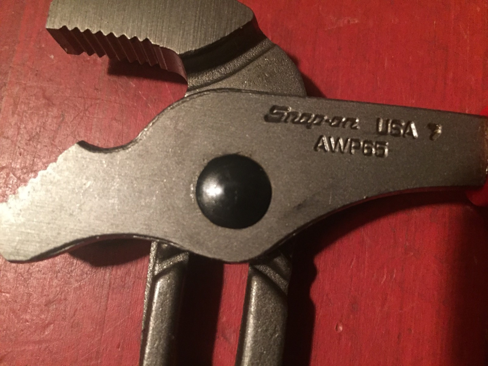 SNAP-ON Tools 7″ Soft Grip Adjustable Joint Plier AWP65. Made in USA, NEW Cheap!