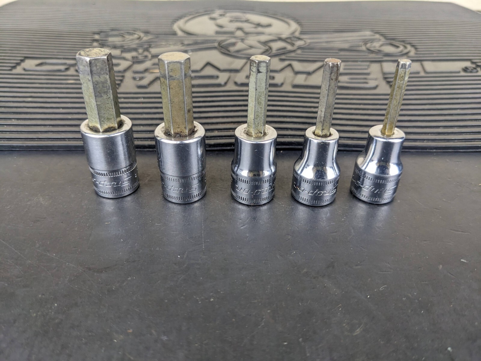 #ba752 Snap On 3/8″ Drive Metric Hex Bit Socket Set – 4-6, 9, 10mm 207EFAMY