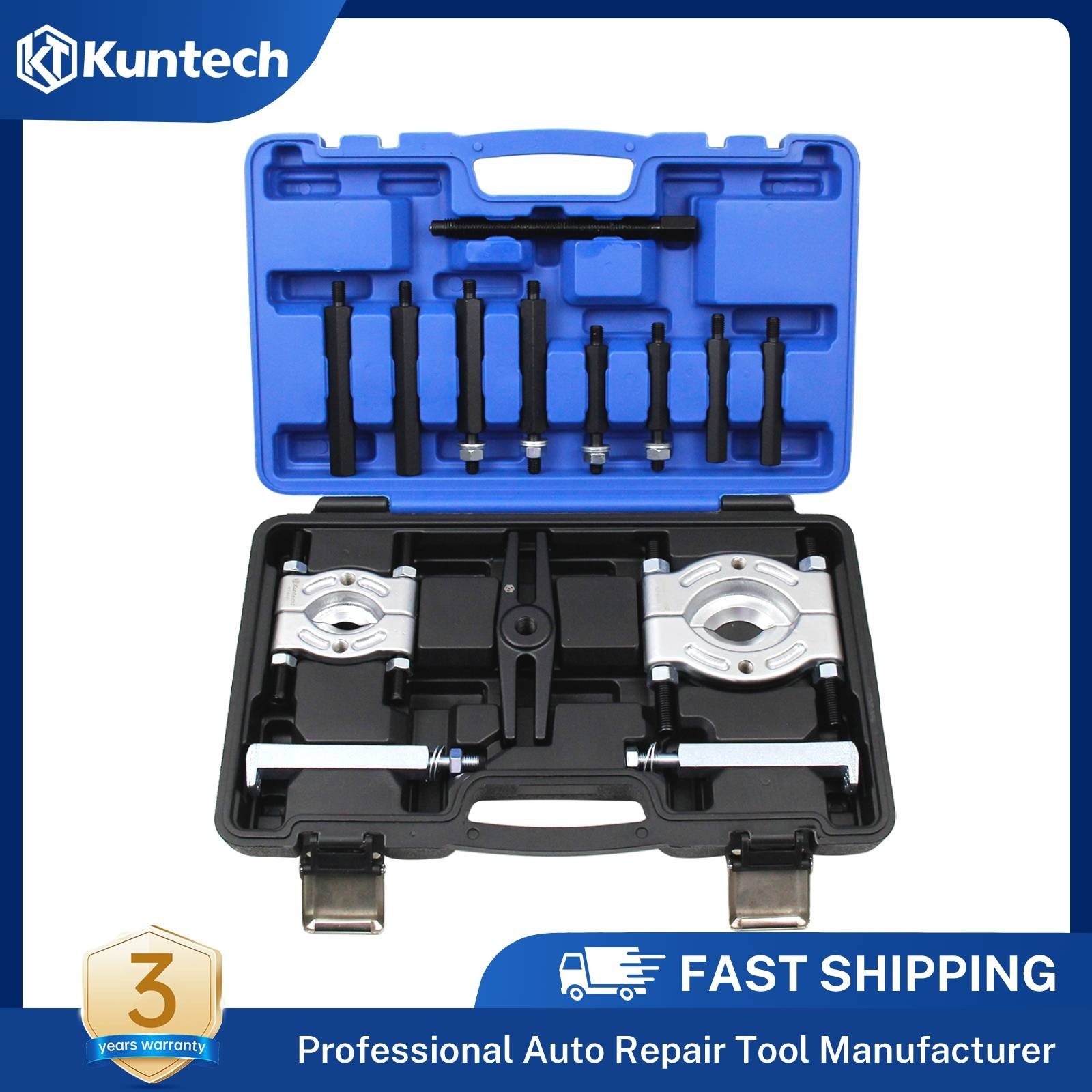 14Pcs Bearing Puller Set,5 Ton Capacity Bearing Separator Tool Kit 2″ and 3″ Jaw