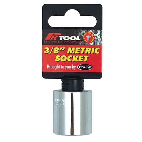 PT10409 – PkTool – 9mm 6PT 3/8” Dr Metric Regular Cr-V Socket