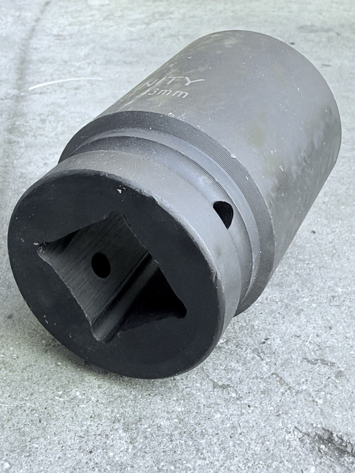1″ DR. 43mm 6 Point Impact Socket CR-MO For Tractor Truck Heavy Machinery
