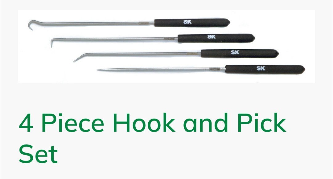 SK Professional Tools 4 Piece Hook And Pick Set