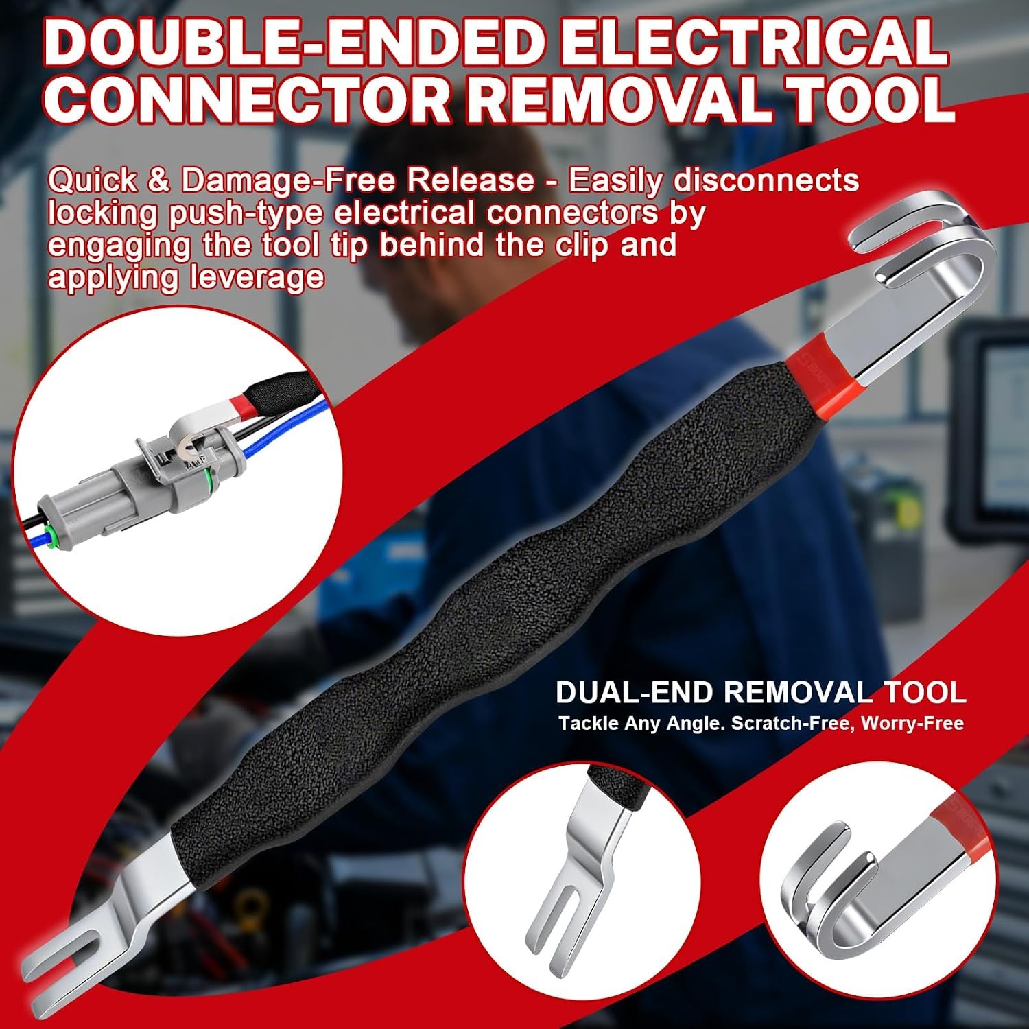 7pc Automotive Electrical Disconnect Pliers Set Sensor & Fuel Line Removal Tool