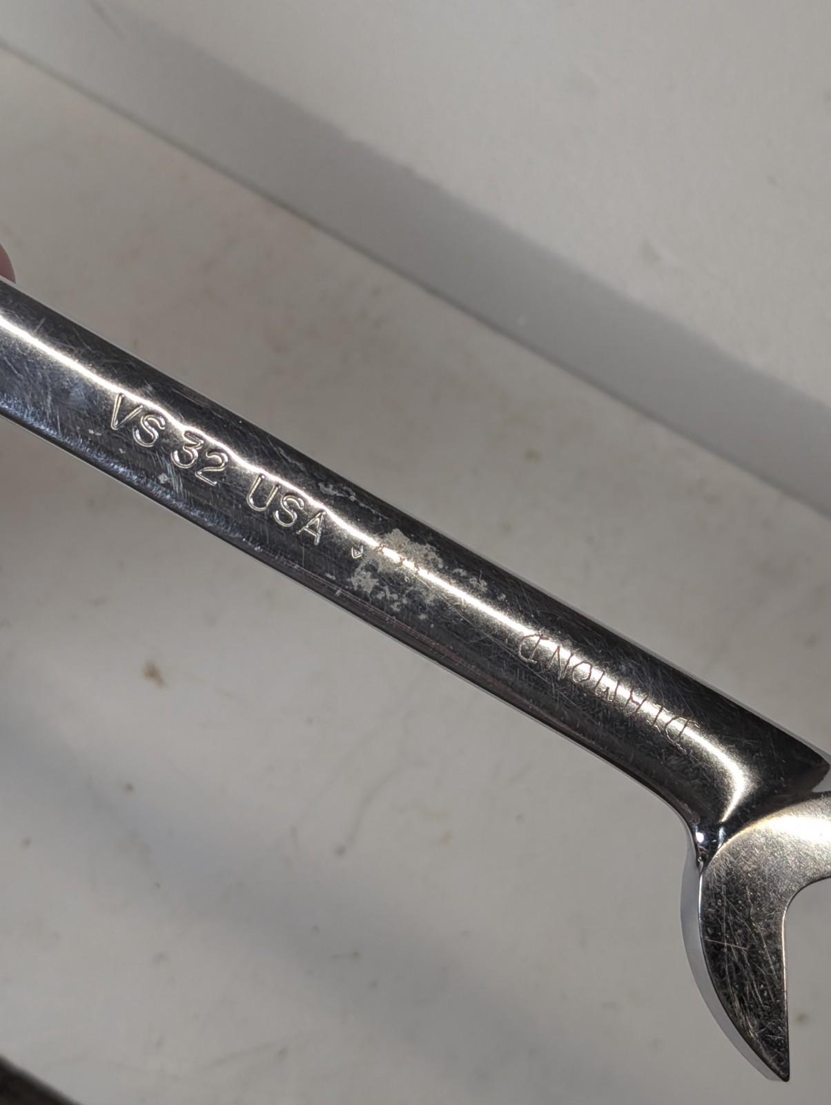 Snap-on 1″ SAE Four 4 Way Angle Head Open-End Wrench VS32