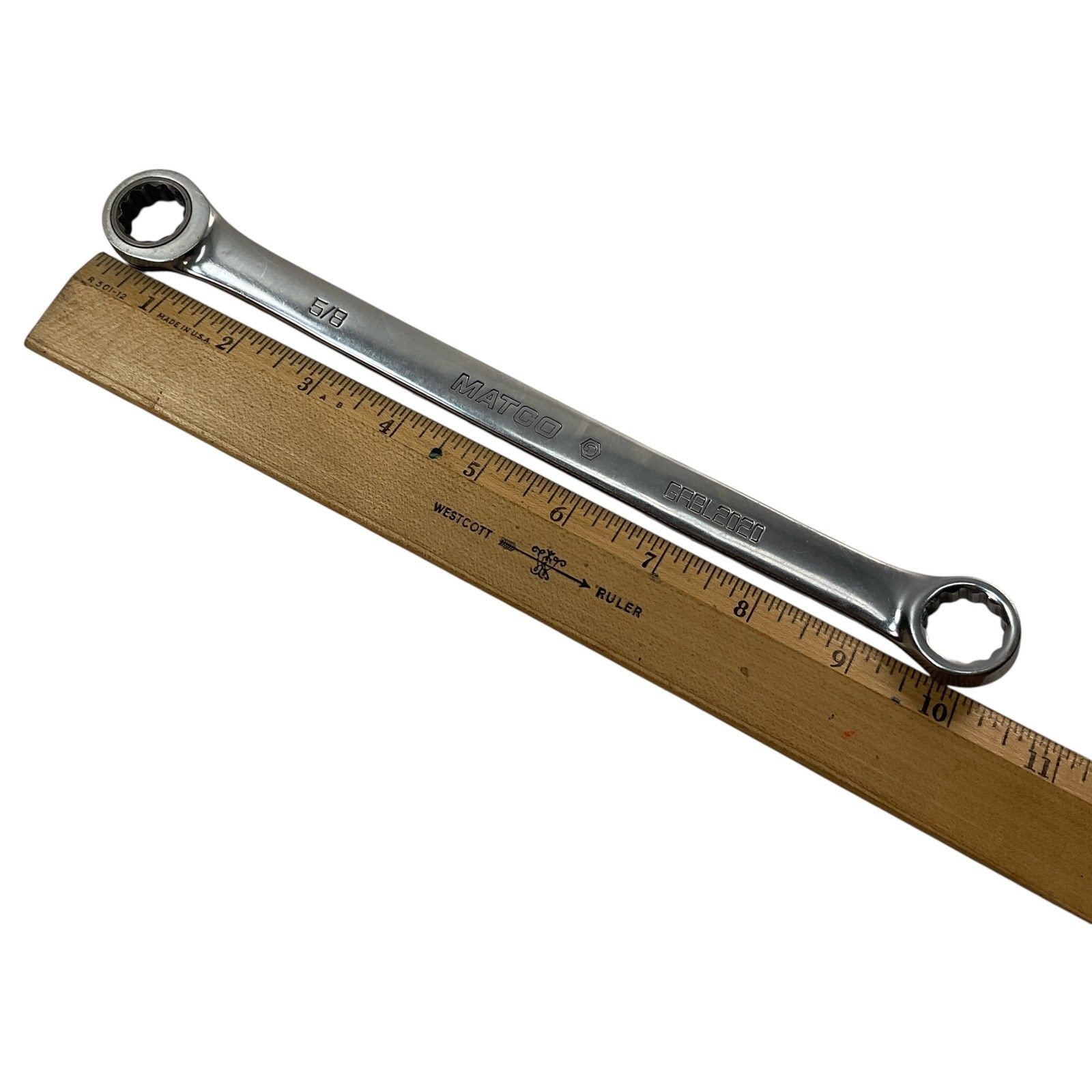 Matco Tools Ratcheting Box End Wrench GRBL2020 5/8″ Extra Long USA As Pictured