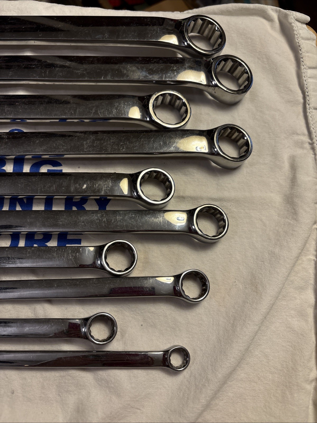 Blue Point 10pc 12pt SAE Combination Wrench Set 3/8″-1″ – NO 7/16″