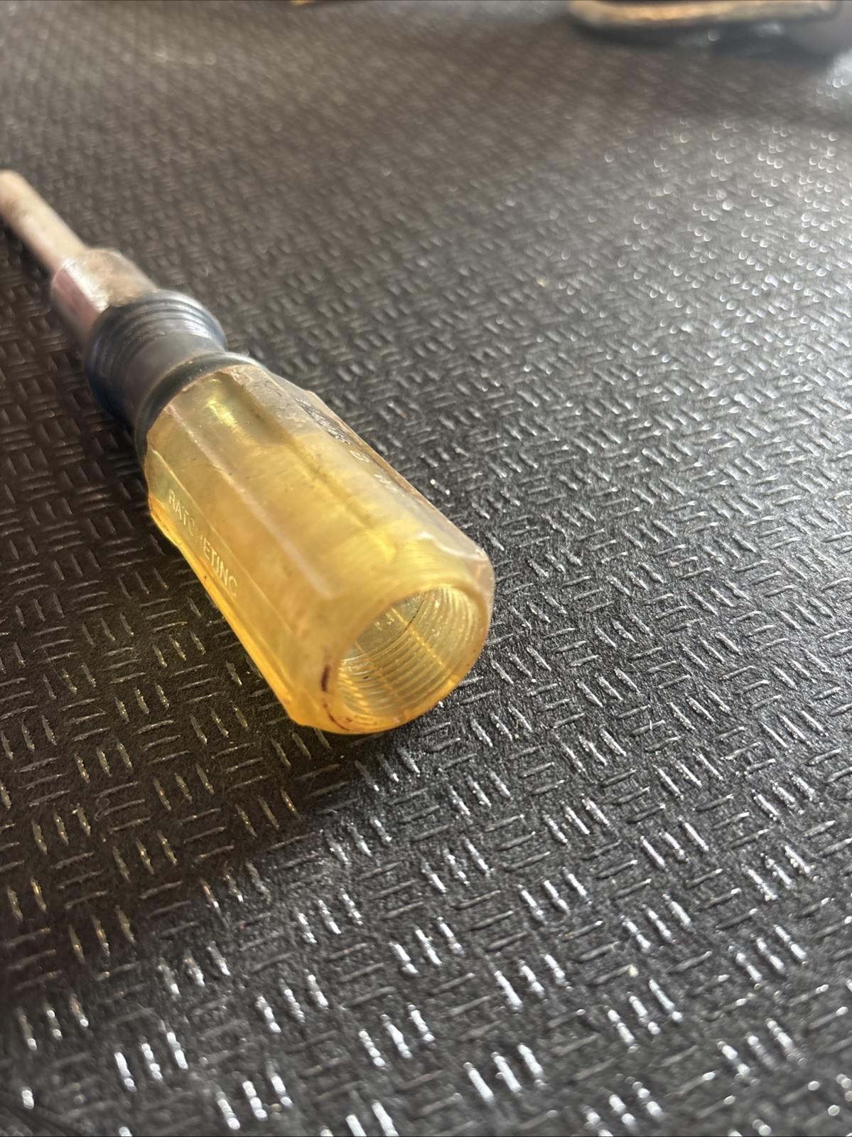 Vtg Craftsman 41466 Ratcheting Magnetic Tip ScrewDriver WF USA Missing Storage