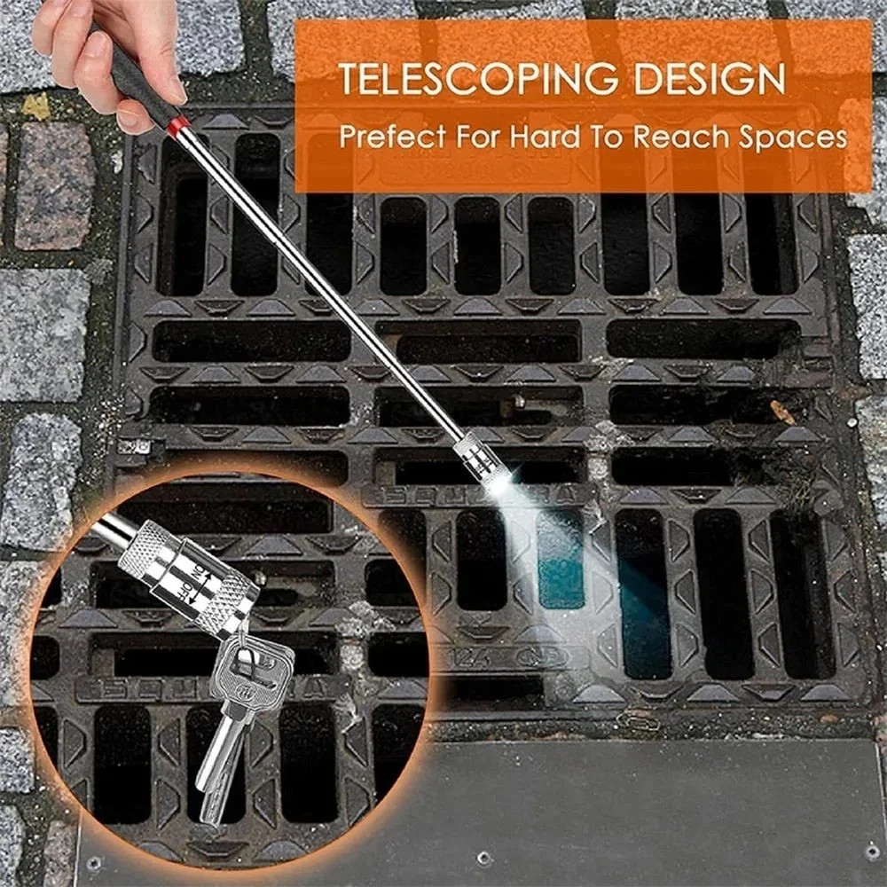 EXTRA STRONG 16LB MAGNETIC PICK UP TOOL LONG REACH EXTENDING TELESCOPIC MAGNET