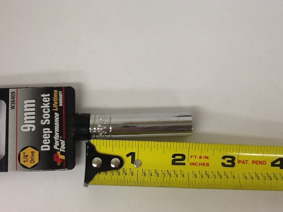 6Pc Performance Tools 6pt. Deep Metric Sockets 1/4″ Dr. 4mm-12mm – no 5mm