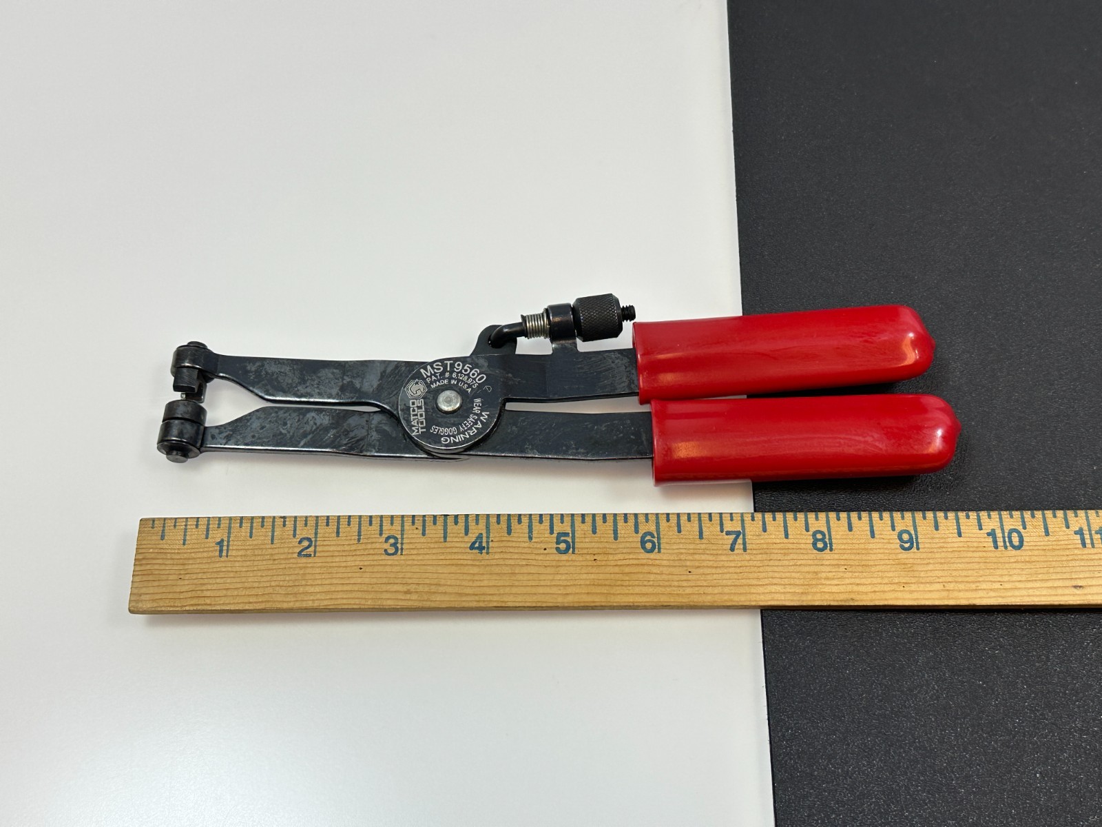 🇺🇸 Matco Tools USA MST9560 Adjustable Hose Clamp Pliers w/ Red Comfort Grip