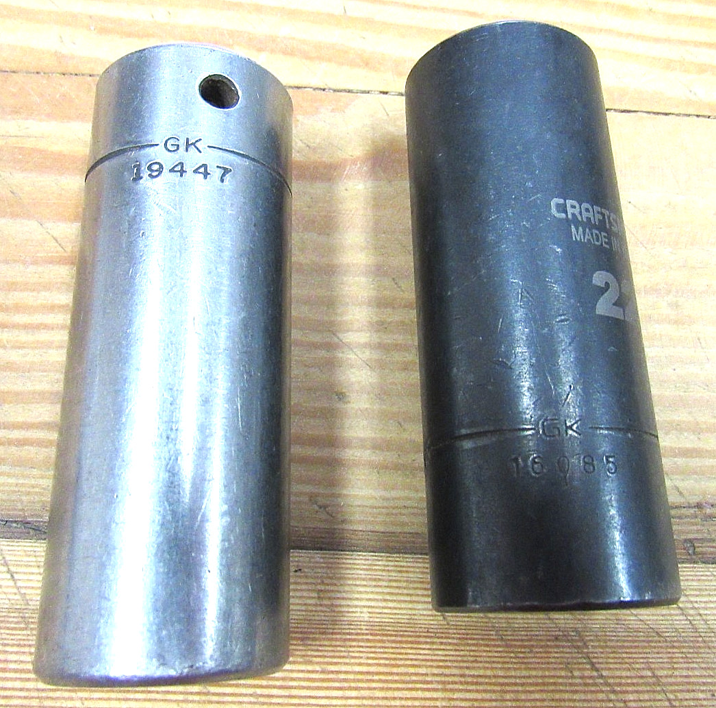 Craftsman 22mm Metric Deep Impact 3/4 DEEP SOCKET BOTH IN GOOD CONDITION