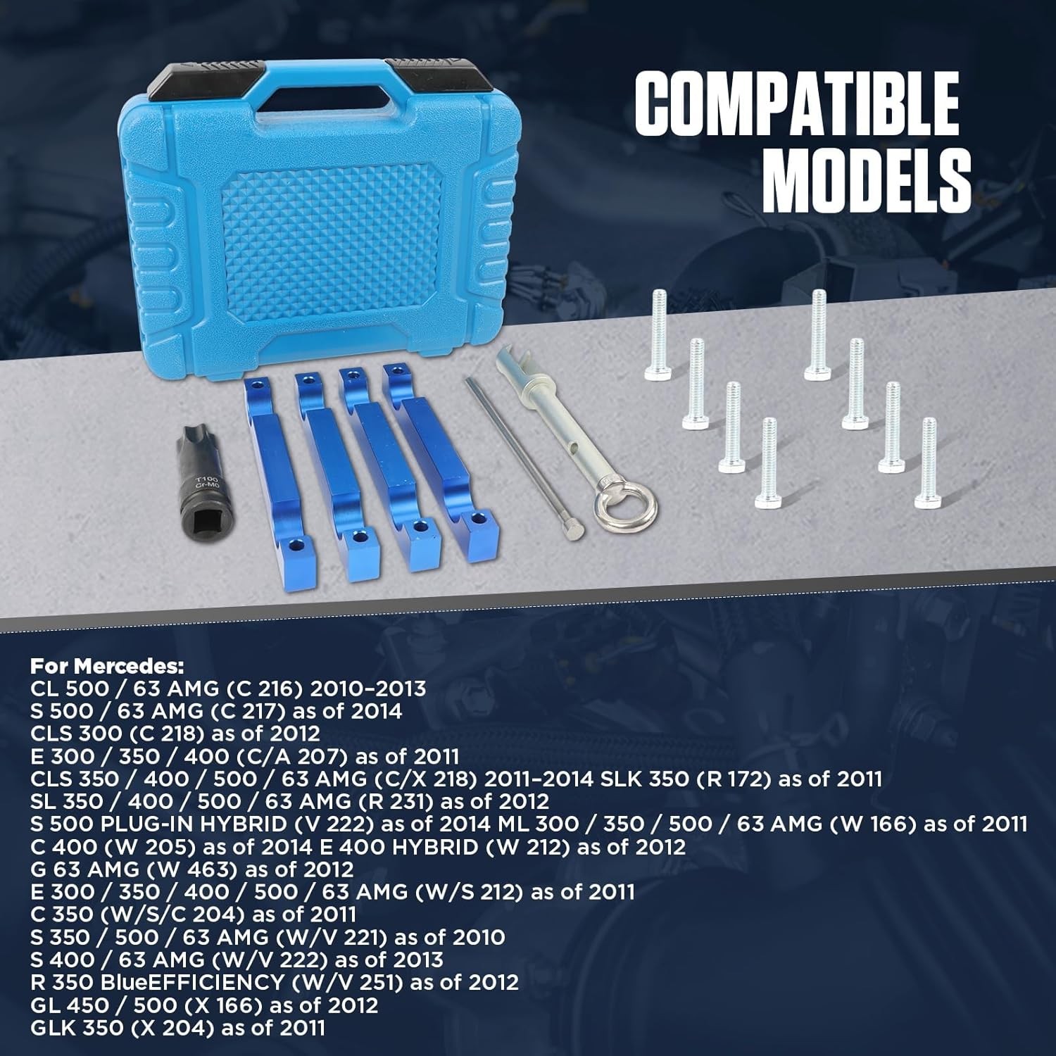 Engine Timing Tool Kit Compatible with Mercedes Benz M157/M276/…